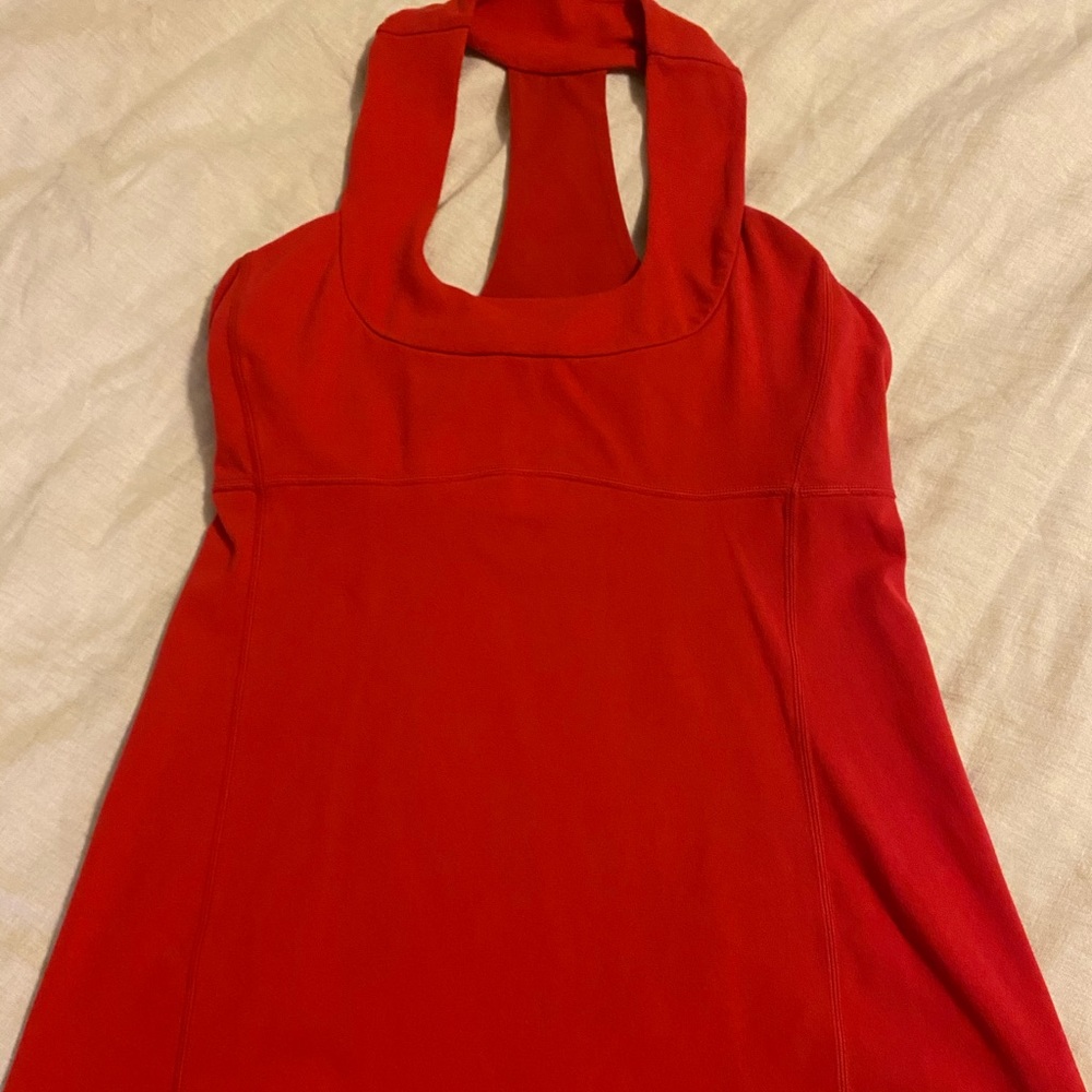 lululemon athletica Red Tank Top